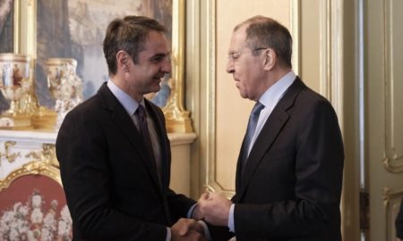 Mητσοτάκης: Υποδέχεται τον Υπουργό Εξωτερικών της Ρωσίας, Σεργκέι Λαβρόφ