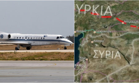 Η Τουρκία τεντώνει το σχοινί: Στον αέρα για 20 λεπτά το κυβερνητικό αεροσκάφος του Νίκου Δένδια