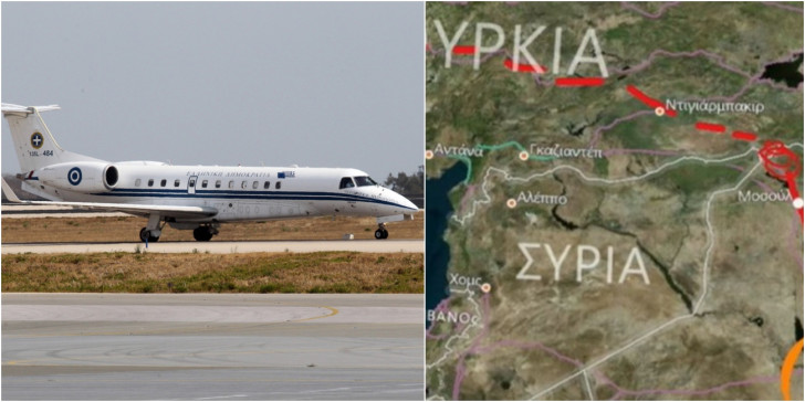 Η Τουρκία τεντώνει το σχοινί: Στον αέρα για 20 λεπτά το κυβερνητικό αεροσκάφος του Νίκου Δένδια
