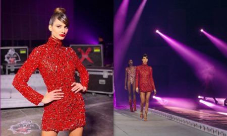 MadWalk 2020: Η εντυπωσιακή πασαρέλα της Ηλιάνας Παπαγεωργίου, φορώντας Celia Kritharioti Couture