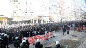 Θεσσαλονίκη: Η επιχείρηση εκκένωσης της πρυτανείας και οι συλλήψεις